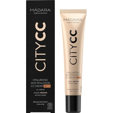 Mádara CITY CC Cream, середньо-бежевий 1×40 мл, крем з SPF: ціни та характеристики