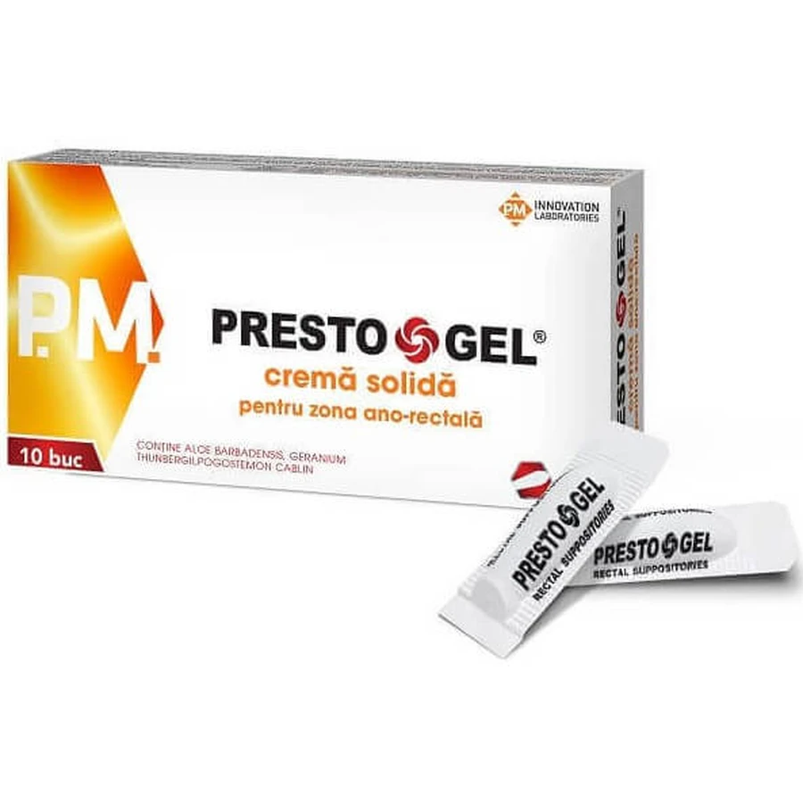 ПрестоГель Dan-Pharm PrestoGel супозиторії, 10 шт.: ціни та характеристики