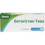 Бетагистин-Тева табл. 16 мг блистер №30: цены и характеристики