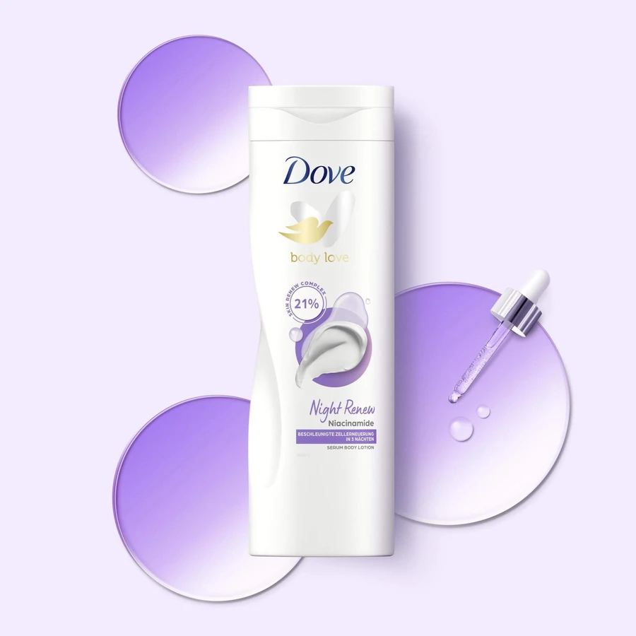 Dove Ночная обновляющая сыворотка для тела 400 мл: цены и характеристики