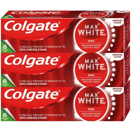 Colgate Max White One Sensational Mint Зубная паста 3 x 75 мл: цены и характеристики