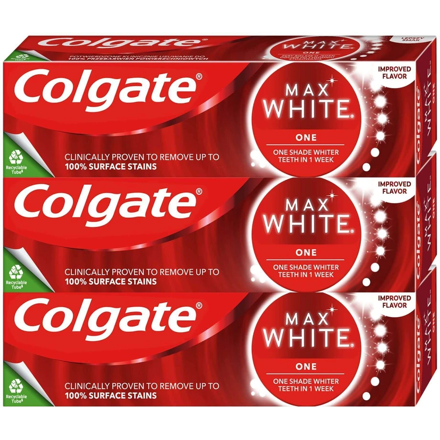 Colgate Max White One Sensational Mint Зубная паста 3 x 75 мл: цены и характеристики