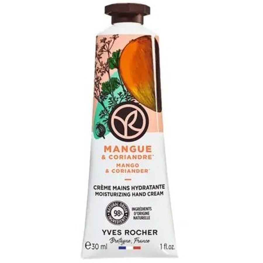Крем для рук Yves Rocher Манго та коріандр 30 мл: ціни та характеристики