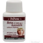 MedPharma БЕТАКАРОТЕН 25.000 м.д.+Пантенол+ПАБА 1×37 капс, пищевая добавка: цены и характеристики