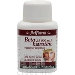 MedPharma БЕТАКАРОТЕН 25.000 м.д.+Пантенол+ПАБА 1×37 капс, пищевая добавка: цены и характеристики
