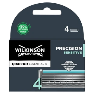 Меч Wilkinson, Quattro Titanium Sensitive, змінні леза, 4 штуки