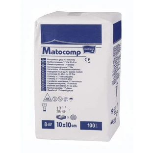 Матокомп для марли, 10 см x 10 см, 100 штук, Матопат