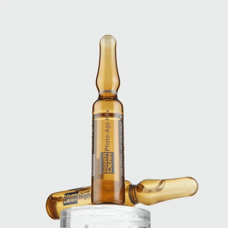 MartiDerm Platinum Photo Age [HA+], увлажняющая и осветляющая сыворотка, 2 мл x 10 ампул ДЕФЕКТИРОВАННАЯ УПАКОВКА: цены и характеристики