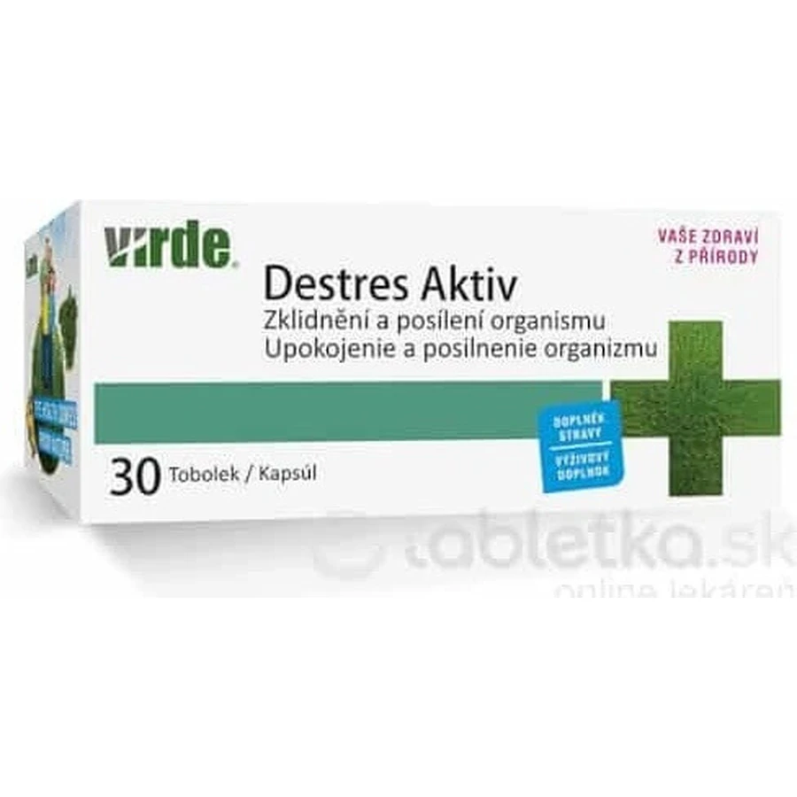 VIRDE DESTRES AKTIV 1×30 cps, харчова добавка: ціни та характеристики
