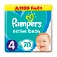 Подгузники Pampers Active Baby 4 Maxi 9-14 кг 70 шт