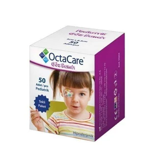 Пов'язки на очі для дівчаток 5х6,2 см, 50 шт, Octacare