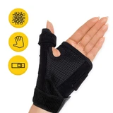 4Fizjo, стабілізатор великого пальця з фіксатором для зап'ястя, чорний, 1 штука