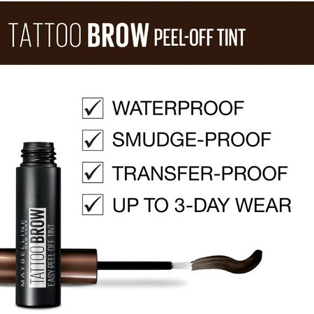 Maybelline New York Brow Tattoo Dark Brown Полуперманентный цвет для обоих 4,6 г: цены и характеристики