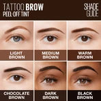 Maybelline New York Brow Tattoo Dark Brown Полуперманентный цвет для обоих 4,6 г: цены и характеристики