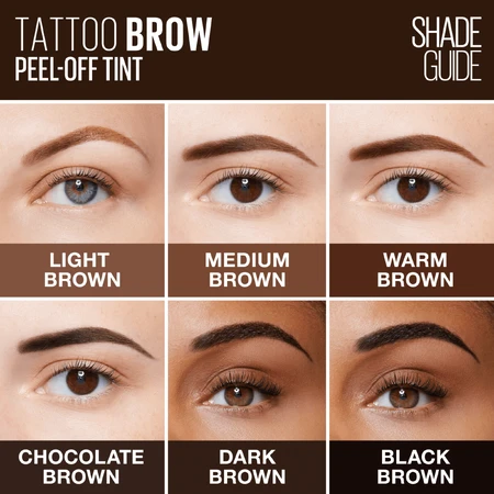 Maybelline New York Brow Tattoo Dark Brown Полуперманентный цвет для обоих 4,6 г: цены и характеристики