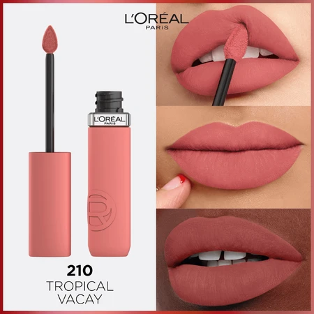 L'Oréal Paris Infaillible Matte Resistance 210 Tropical Vacay помада, 5 мл: цены и характеристики