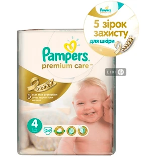 Підгузки Pampers Premium Care Maxi 4 8-14 кг 24 шт