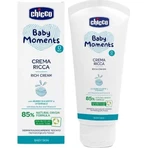 CHICCO Дитячі моменти Живильний крем 85% натуральних інгредієнтів 100 мл, 0м+ 1×100 мл: ціни та характеристики