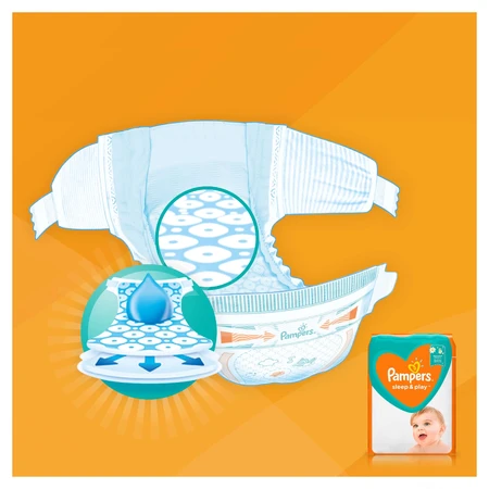 Подгузники Pampers Sleep & Play 4 Maxi 9-14 кг 50 шт: цены и характеристики