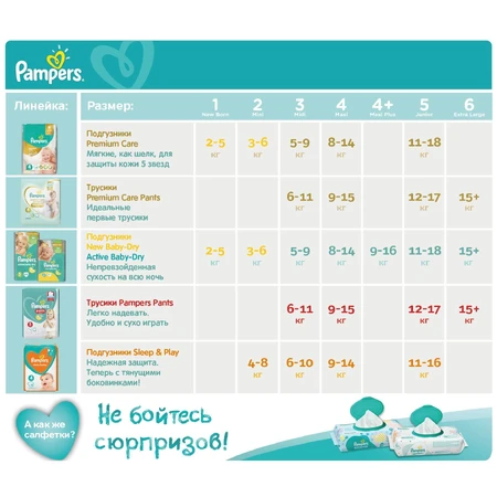 Подгузники Pampers Sleep & Play 4 Maxi 9-14 кг 50 шт: цены и характеристики