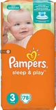 Подгузники Pampers Sleep &amp; Play 3 Midi 4-9 кг 78 шт