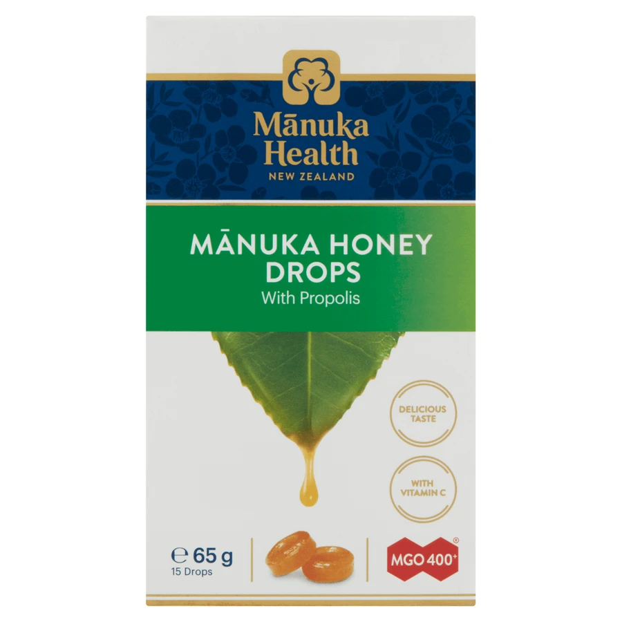 Конфеты Manuka Health с медом Манука MGO 400+, прополисом и витамином С, 15 штук: цены и характеристики