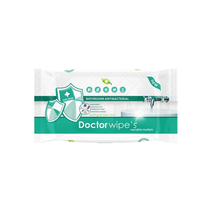 Антибактериальные салфетки для поверхностей Doctor Wipe's, 48 штук, Doctor Wipe's: цены и характеристики