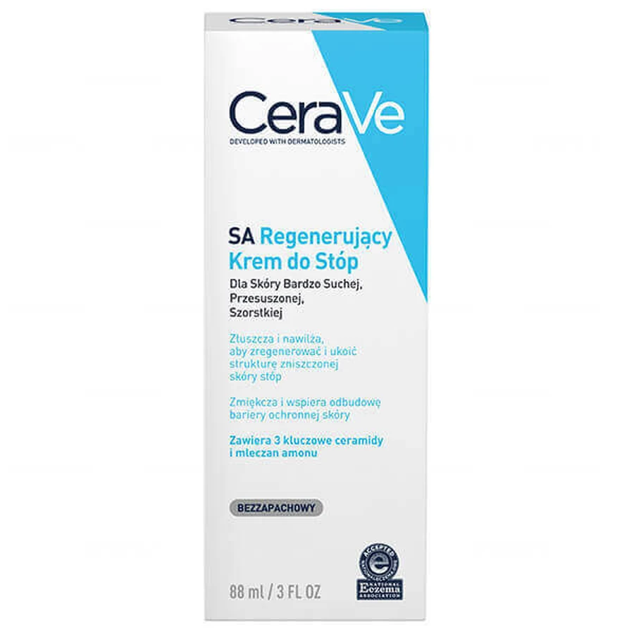 Крем для ніг CeraVe SA, регенерувальний, 88 мл: ціни та характеристики