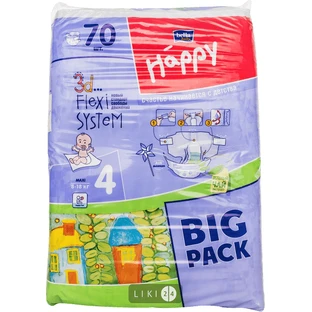 Подгузники детские Bella Baby Happy Maxi 8-18 кг 70 шт