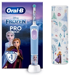 Электрическая зубная щетка + зубная щетка Vitality Pro Kids Frozen, для детей 3+ лет, Oral-B