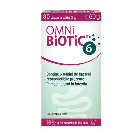 ОмниБиотик 6 Institut AllergoSan (OmniBiotic), 60 г: цены и характеристики