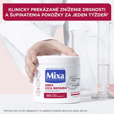 Mixa Urea Cica Repair+ відновлюючий догляд для тіла для дуже сухої, огрубілої шкіри, 400 мл: ціни та характеристики