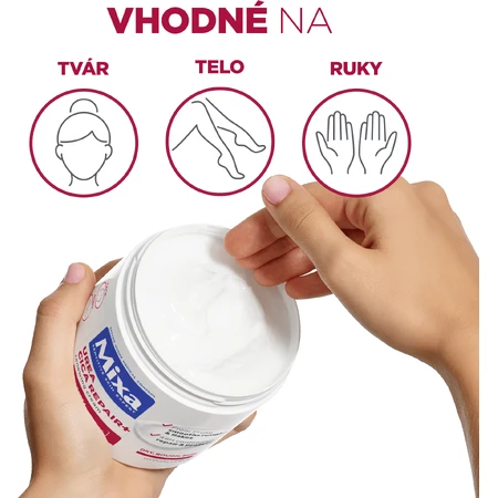 Mixa Urea Cica Repair+ відновлюючий догляд для тіла для дуже сухої, огрубілої шкіри, 400 мл: ціни та характеристики