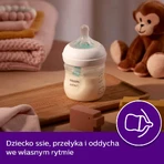 Avent Natural Response, пляшечка з чутливою соскою, з клапаном AirFree, швидкість потоку 2, SCY670/01, від народження, 125 мл: ціни та характеристики