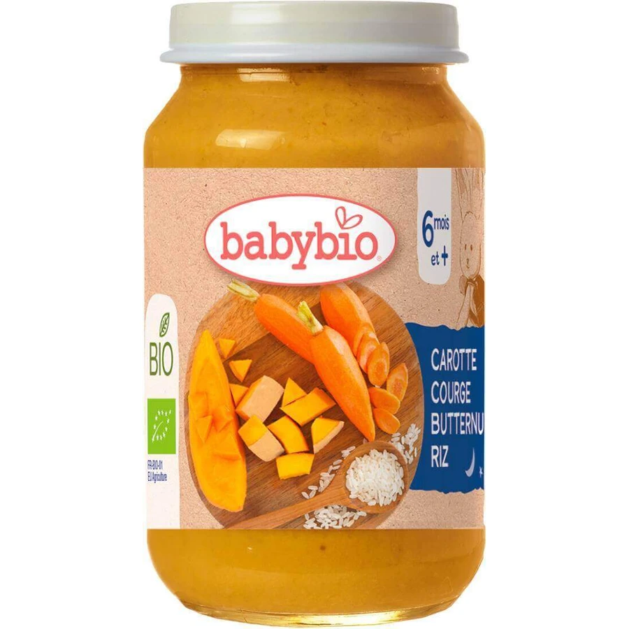 BABYBIO органическая морковь тыква и риа 1×200 г, органические овощи: цены и характеристики