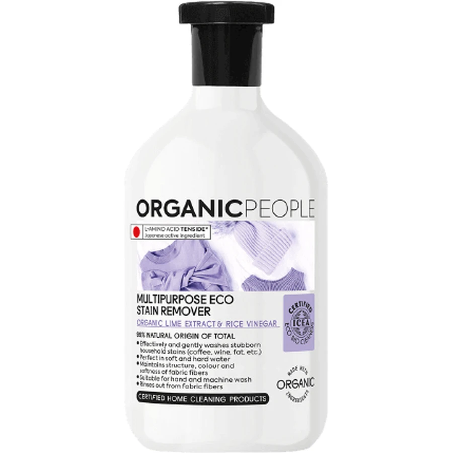 Багатофункціональний очищувач Organic People Eco, лайм і рисовий оцет 500 мл: ціни та характеристики