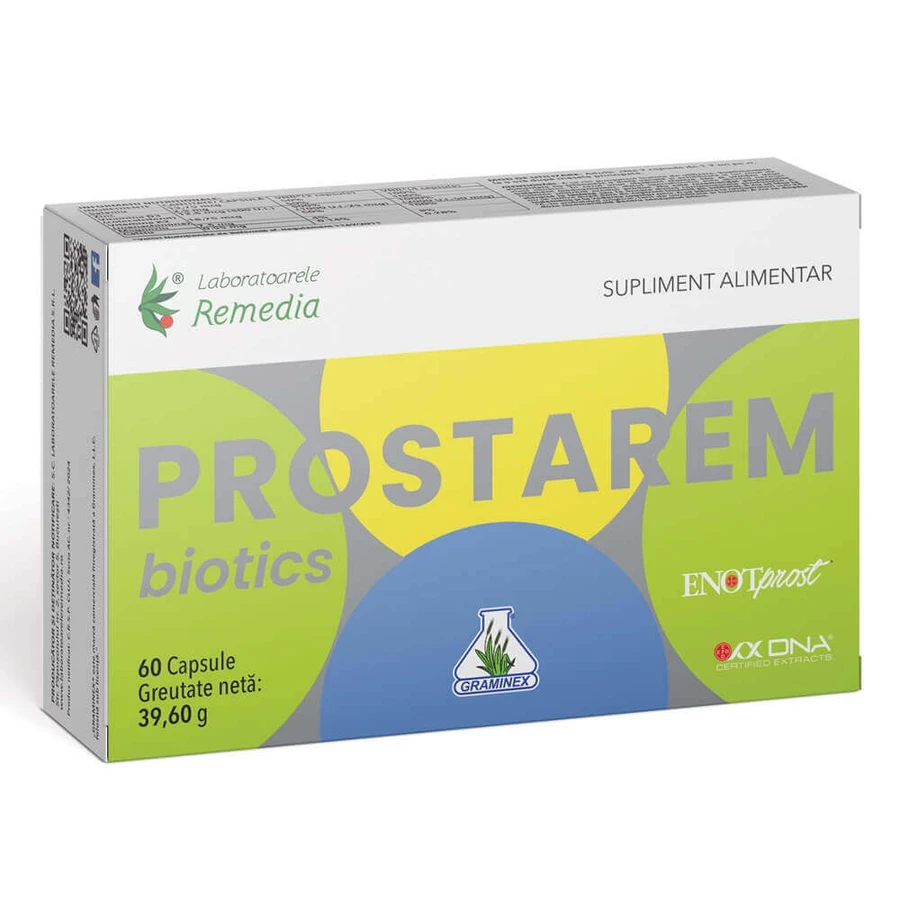 Prostarem Biotics, 60 капсул, Remedia Laboratories: ціни та характеристики