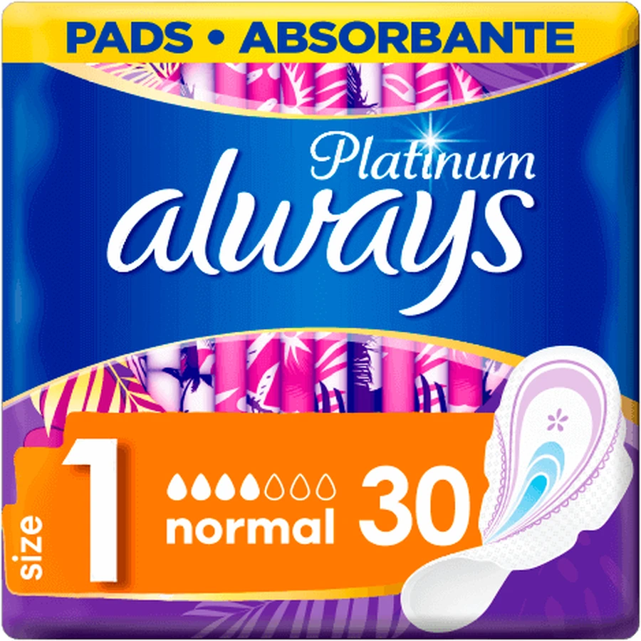 Always Platinum normal (Age 1) Гигиенический крылатый волк 30 шт.: цены и характеристики