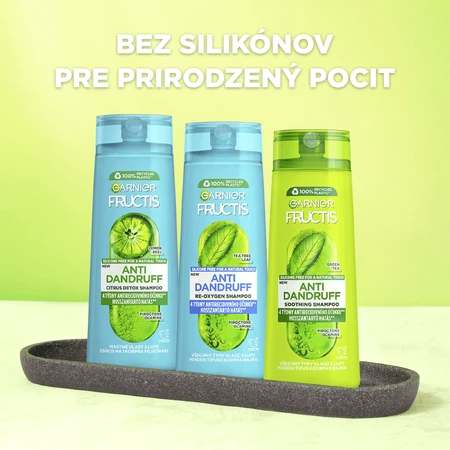 Garnier Fructis Цитрусовий шампунь проти лупи для жирного волосся з лупою, 250 мл: ціни та характеристики