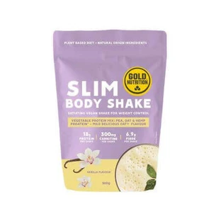 Коктейль Slim Body с ванильным вкусом, 300 г, Gold Nutrition