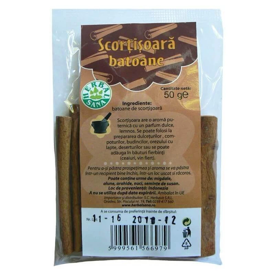 Палички кориці, 50 г, Herbal Sana: ціни та характеристики