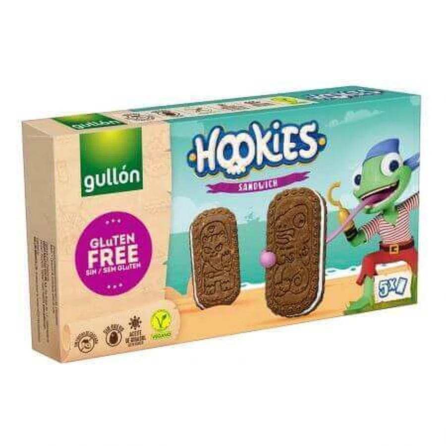 Печенье сэндвичное Hookies без глютена, 230 г, Gullon: цены и характеристики