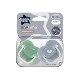 Ортодонтические пустышки Anytime, 18-36 месяцев, 2 штуки, Ратуша, Tommee Tippee