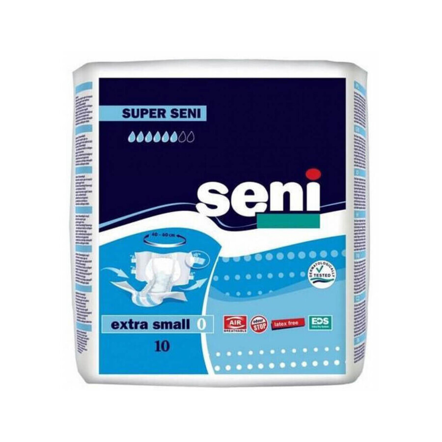 Подгузники для взрослых Seni Super Extra Small 10 шт: цены и характеристики