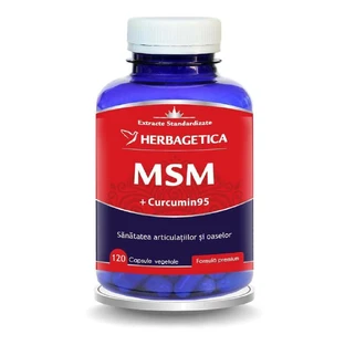 MSM + Cucumin95, 120 капсул, Herbagetica