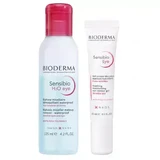 Bioderma Sensibio Sensibio Гель для контура глаз 15 мл + Мицеллярный раствор 250 мл