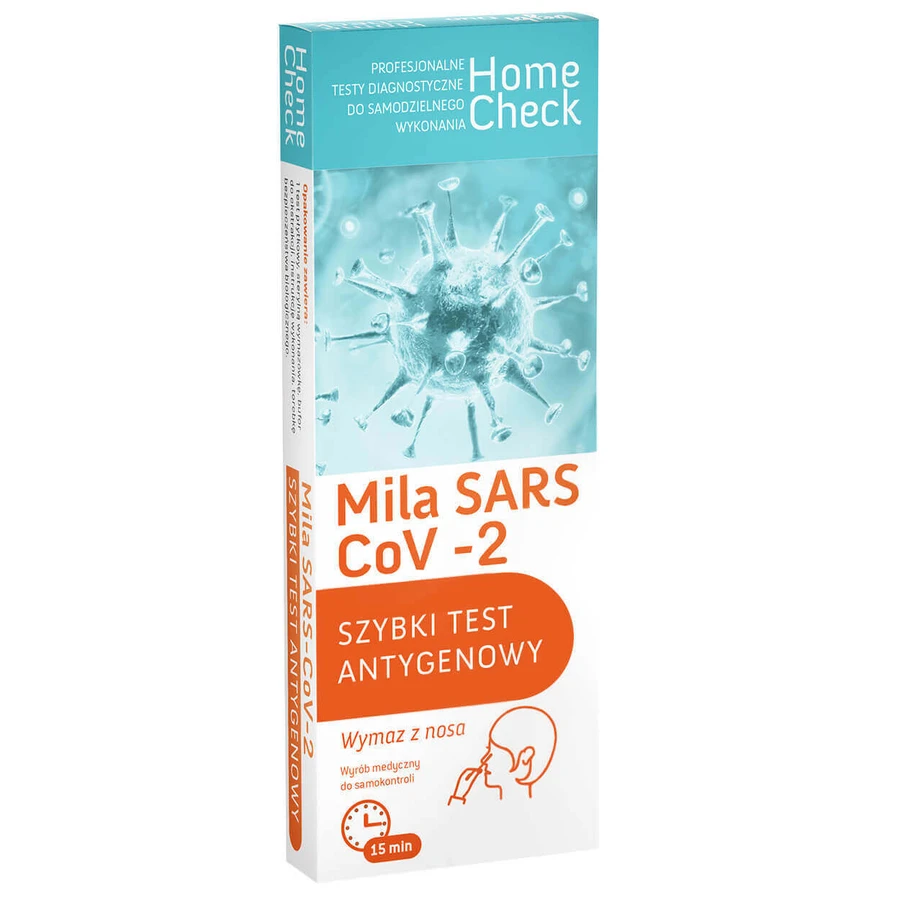 Home Check Test Mila SARS-COV-2, експрес-тест на антиген з носового мазка, 1 шт.: ціни та характеристики