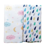 Комплект из 2 муслиновых детских одеял, 75x100 см, унисекс, Tuxi Brands