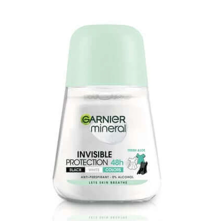 Дезодорант-шариковий дезодорант Garnier Mineral Invisible, 50 мл: ціни та характеристики