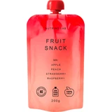 Nutrino Lab Snack, пюре из яблок, персиков, клубники и малины, 200 г.